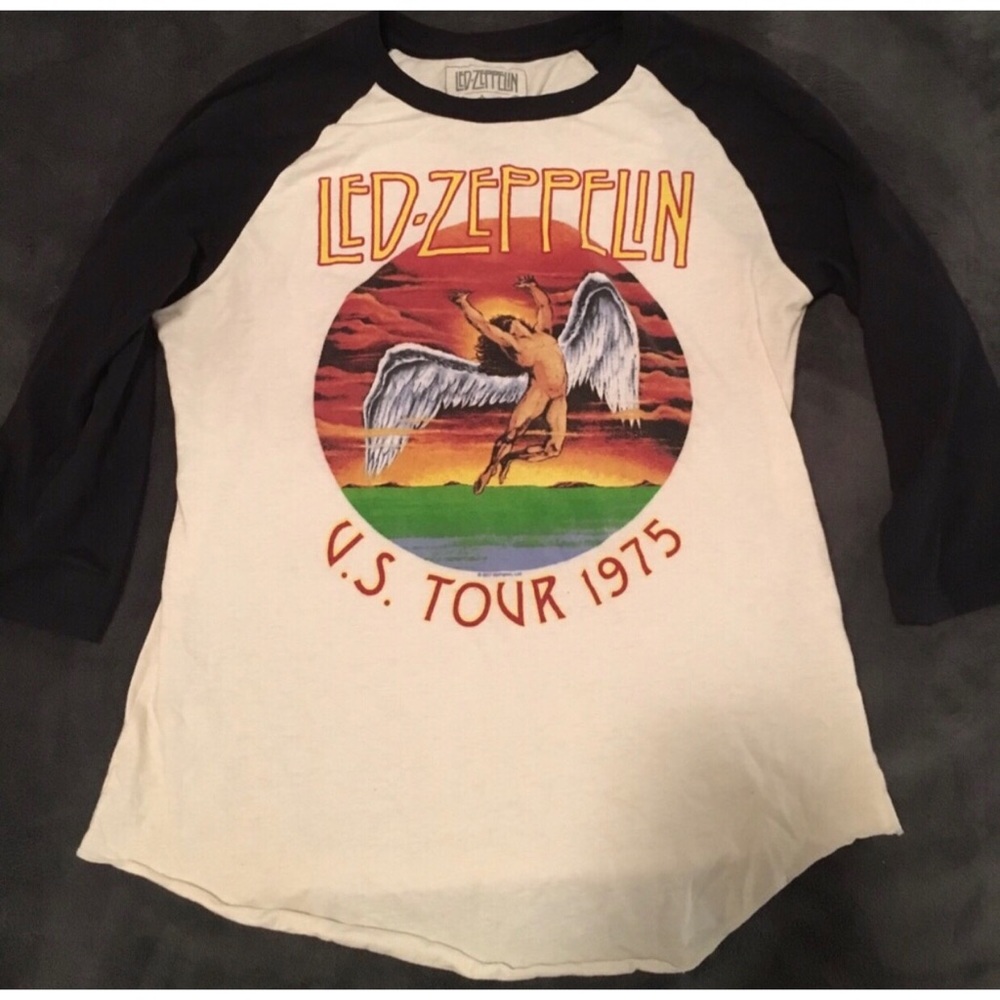 Led Zeppelin baseball tee